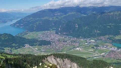Panoramic view in Schynige Platte. Stock Footage 199667635