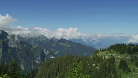 Panoramic view from Schynige Platte Stock Footage 219029602