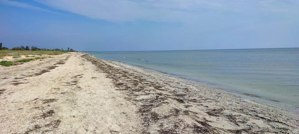 Panoramic view of the seaside Stock Photos