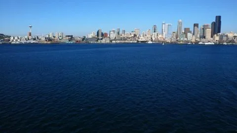 Panoramic view of Seattle Stock Photos