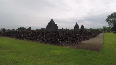 Panoramic View, Sewu Temple Compound, Java, Indonesia 動画素材 284530374