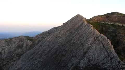 Panoramic View Of Straight Mountain In Northern Area Of Pakistan Stock Footage 302582428