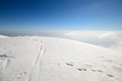 Panoramic view from the summit Stock Photos