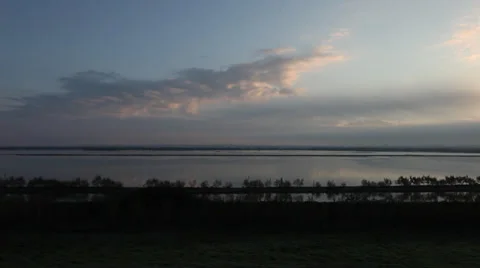 Panoramic view at sunrise Video stock 34313872