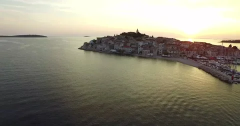 Panoramic view of sunset. 動画素材 51346357