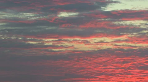 Panoramic view of sunset Stock Footage 53103550