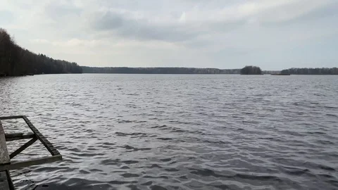 Panoramic view of Svisloch river in Belarus Stock Footage 118578063