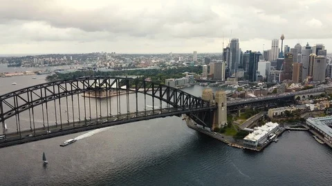 Panoramic view of Sydney 스톡 동영상 125410242