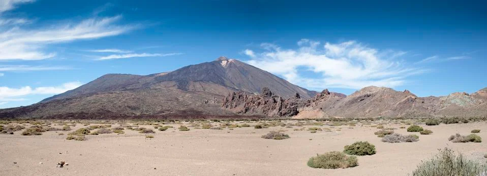 Panoramic view of the teide 写真素材