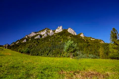 Panoramic view at Three Crowns. Stock Photos