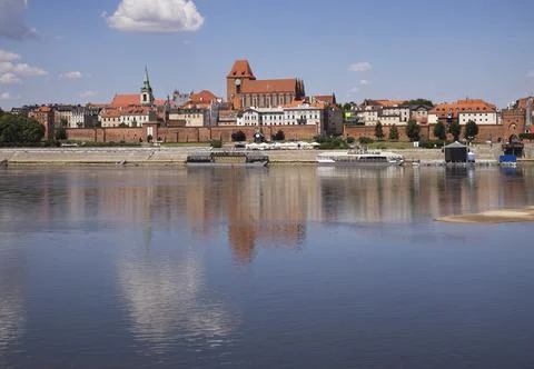 Panoramic view of Torun. Poland Stock Photos