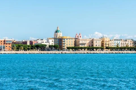 Panoramic view of Trapani Stock Photos