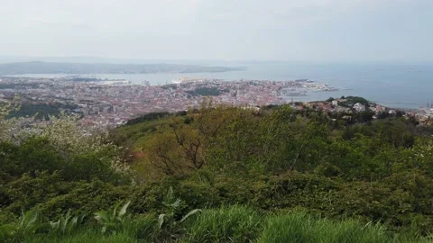 Panoramic View of Trieste Stock Footage 153048917