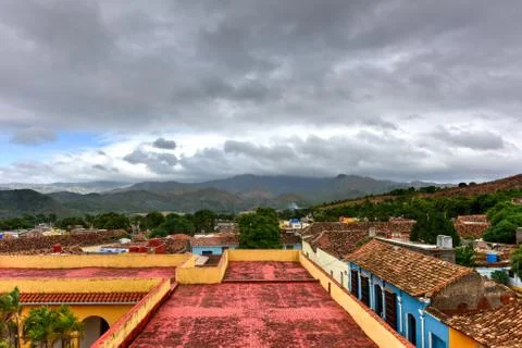Panoramic View - Trinidad, Cuba Foto stock