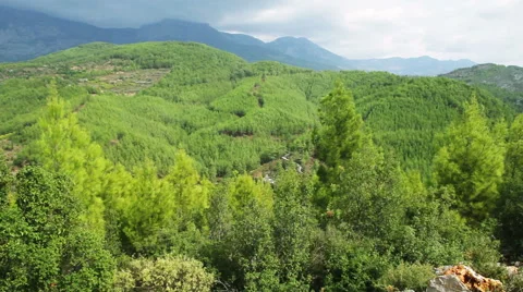Panoramic View Of Turkey Mountains. Stock Footage 56676774
