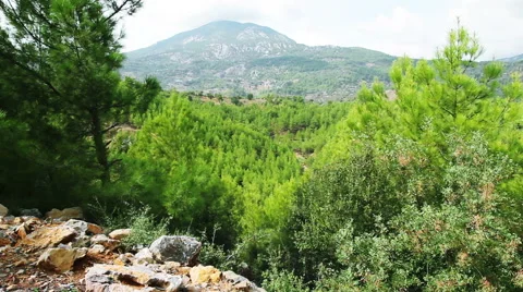 Panoramic View Of Turkey Mountains. Stock Footage 56678452