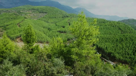 Panoramic View Of Turkey Mountains. Stock Footage 56907447