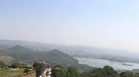 A Panoramic View of Udaipur City 스톡 동영상 54661306