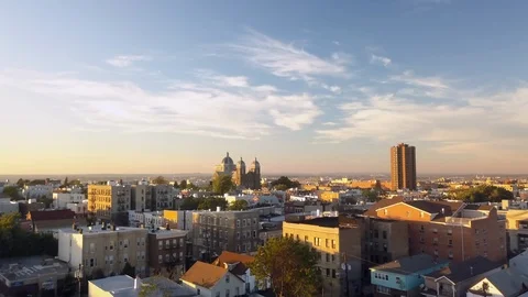 Panoramic view of union city.4K Stock Footage 90470409