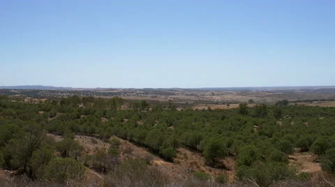 Panoramic View of the Valley Stock Footage 41294053