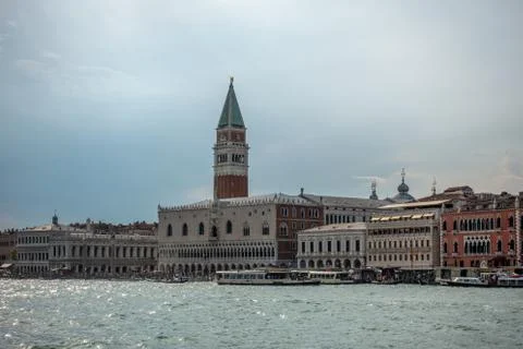 A panoramic view of Venice Stock Photos