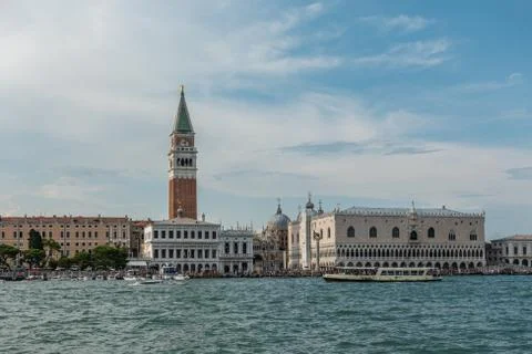 A panoramic view of Venice Stock Photos