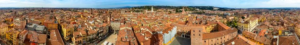 Panoramic view of Verona Foto stock