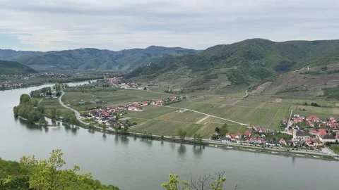 Panoramic view from the viewpoint ferdinandswarte Stock Footage 153534996