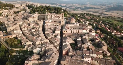 Panoramic view of Voltera Stock Footage 288323420