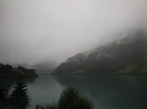 Panoramic view wayside during a trip Stock Photos