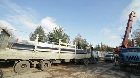 Panoramic view of working area in sunny day Stock Footage 36168322