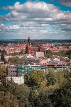 A panoramic view of Wroclaw Stock-Fotos