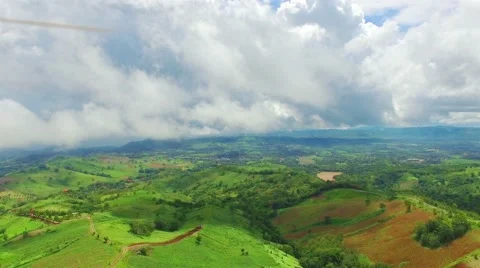 The panoramic views of the beautiful cloudy. Stock-Footage 56887645