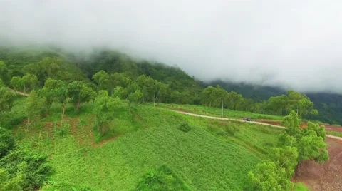 The panoramic views of the beautiful cloudy. Stock Footage 57012769