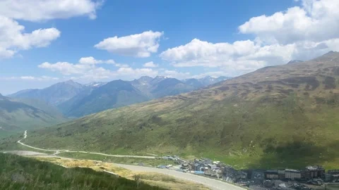 Panoramic views of pyrenees Stock Footage 280080691