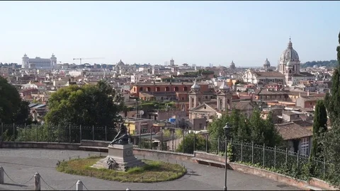 Panoramic views of Rome Stockbeeldmateriaal 116722778