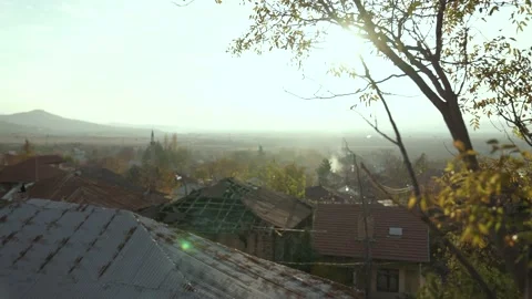 Panoramic Village View Video stock 227935966