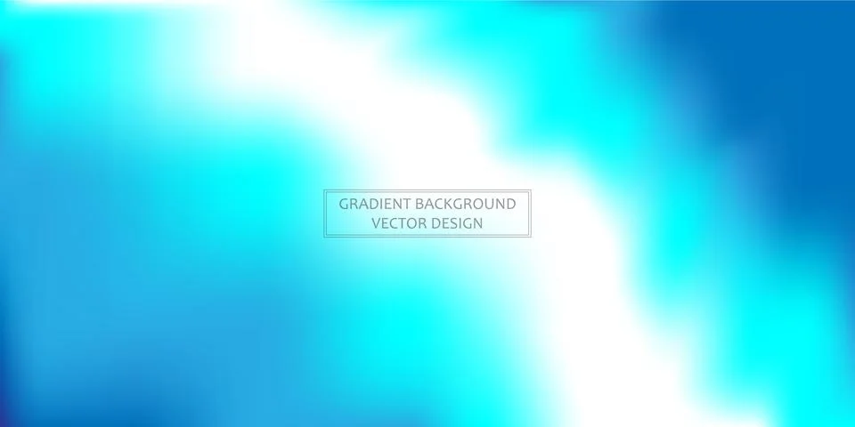 Panoramic web template multicolor gradient background, stylish design element Illustrazione stock