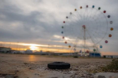 Panoramic wheel Stock Photos