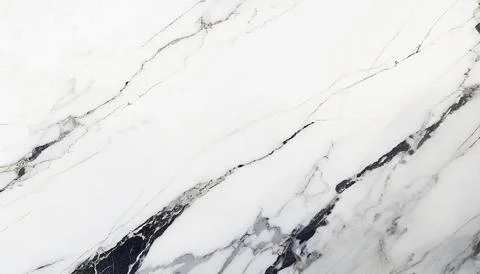 Panoramic white background from marble stone texture for design Stock Photos