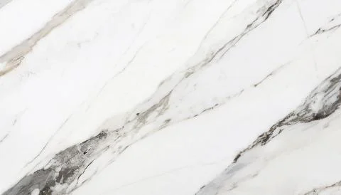 Panoramic white background from marble stone texture for design Stock Photos