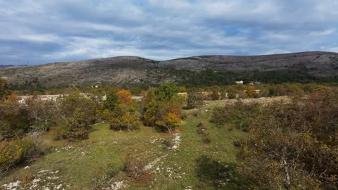Panoramic wide view of Col de Vence in french Alps Stock Footage 291271490
