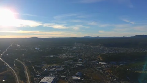 Panoramic Winter View of Flagstaff, Arizona Stock Footage 328274679