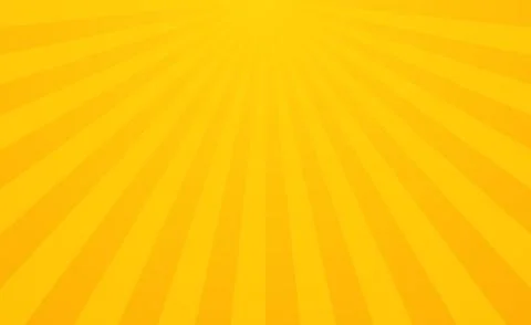 Panoramic yellow comic zoom with lines - Vector Stock Illustration