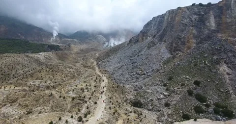 Panpandayan Mount Aerial View Stock Footage 245321314