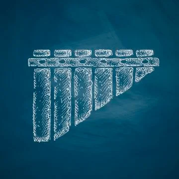 Panpipes icon Stock Illustration