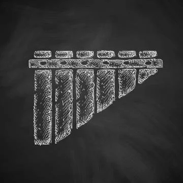 Panpipes icon Stock Illustration