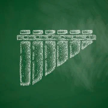 Panpipes icon Stock Illustration