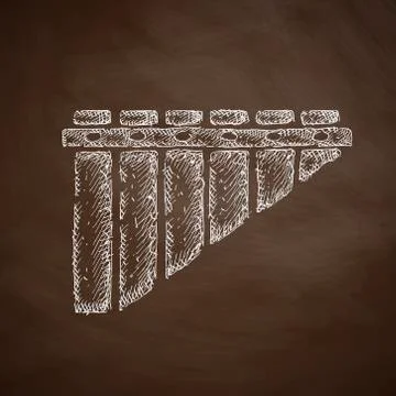 Panpipes icon Stock Illustration