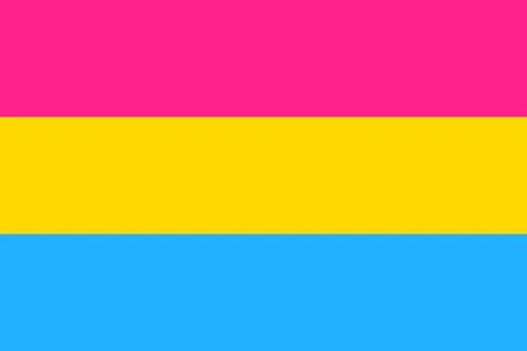Pansexual Pride Flag Illustrazione stock
